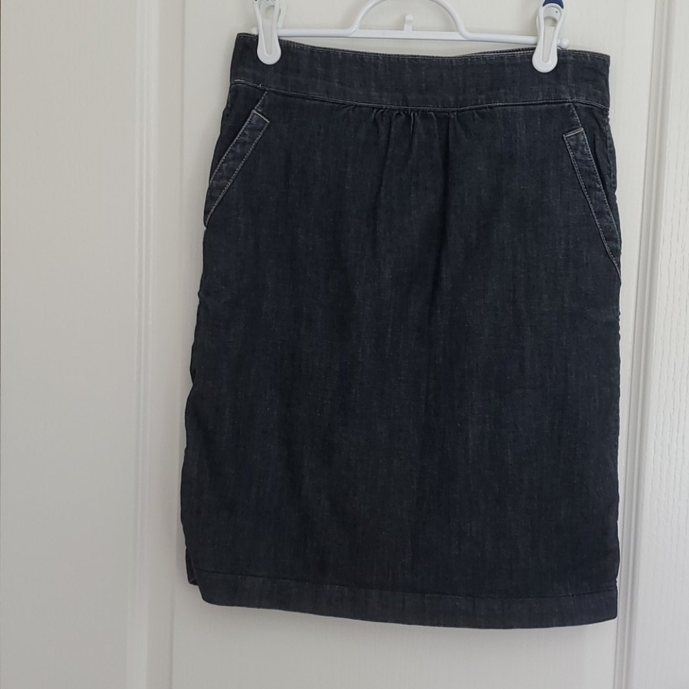 Denim Pencil Skirt